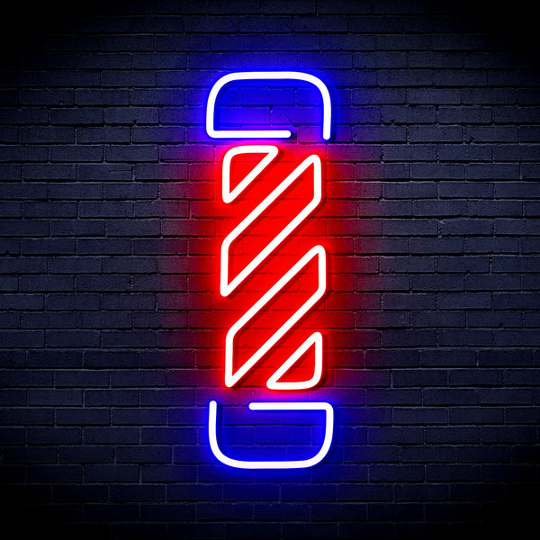 advpro-barber-pole-ultra-bright-led-neon-sign-fnu0276 - Blue & Red