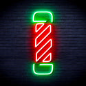 advpro-barber-pole-ultra-bright-led-neon-sign-fnu0276 - Green & Red