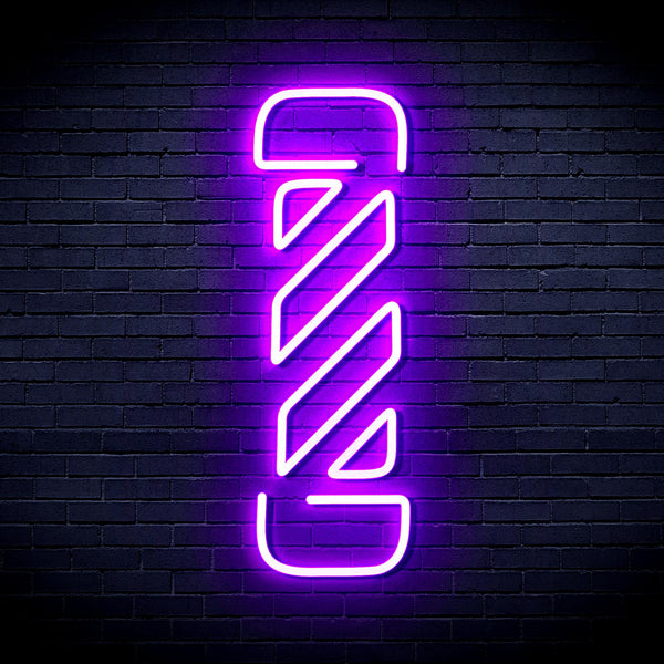 advpro-barber-pole-ultra-bright-led-neon-sign-fnu0276 - Purple