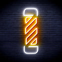 advpro-barber-pole-ultra-bright-led-neon-sign-fnu0276 - White & Golden Yellow