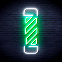 advpro-barber-pole-ultra-bright-led-neon-sign-fnu0276 - White & Green