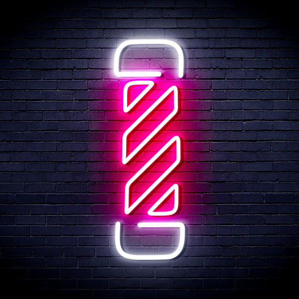 advpro-barber-pole-ultra-bright-led-neon-sign-fnu0276 - White & Pink