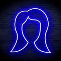 advpro-lady-hair-style-ultra-bright-led-neon-sign-fnu0277 - Blue