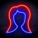 advpro-lady-hair-style-ultra-bright-led-neon-sign-fnu0277 - Blue & Red