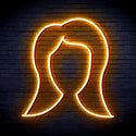 advpro-lady-hair-style-ultra-bright-led-neon-sign-fnu0277 - Golden Yellow