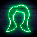 advpro-lady-hair-style-ultra-bright-led-neon-sign-fnu0277 - Green