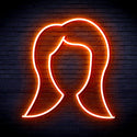 advpro-lady-hair-style-ultra-bright-led-neon-sign-fnu0277 - Orange
