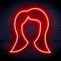 advpro-lady-hair-style-ultra-bright-led-neon-sign-fnu0277 - Red