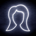 advpro-lady-hair-style-ultra-bright-led-neon-sign-fnu0277 - White