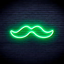 advpro-moustache-ultra-bright-led-neon-sign-fnu0278 - Green