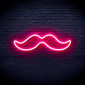 advpro-moustache-ultra-bright-led-neon-sign-fnu0278 - Pink