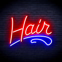 advpro-hair-ultra-bright-led-neon-sign-fnu0279 - Blue & Red