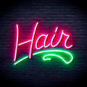 advpro-hair-ultra-bright-led-neon-sign-fnu0279 - Green & Pink