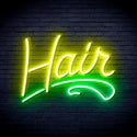 advpro-hair-ultra-bright-led-neon-sign-fnu0279 - Green & Yellow