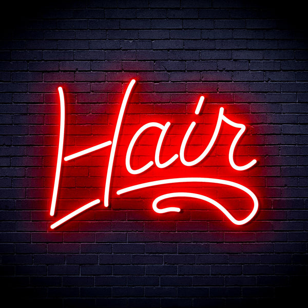 advpro-hair-ultra-bright-led-neon-sign-fnu0279 - Red
