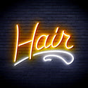 advpro-hair-ultra-bright-led-neon-sign-fnu0279 - White & Golden Yellow