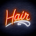 advpro-hair-ultra-bright-led-neon-sign-fnu0279 - White & Orange