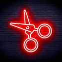 advpro-scissors-ultra-bright-led-neon-sign-fnu0282 - Red