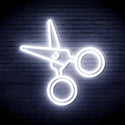 advpro-scissors-ultra-bright-led-neon-sign-fnu0282 - White