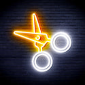 advpro-scissors-ultra-bright-led-neon-sign-fnu0282 - White & Golden Yellow