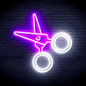 advpro-scissors-ultra-bright-led-neon-sign-fnu0282 - White & Purple