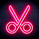 advpro-scissors-ultra-bright-led-neon-sign-fnu0285 - Pink