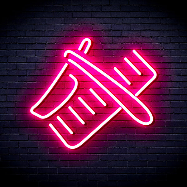 advpro-shavers-and-comb-ultra-bright-led-neon-sign-fnu0286 - Pink