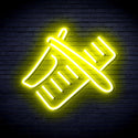 advpro-shavers-and-comb-ultra-bright-led-neon-sign-fnu0286 - Yellow