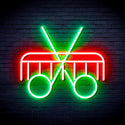 advpro-scissors-and-comb-ultra-bright-led-neon-sign-fnu0288 - Green & Red
