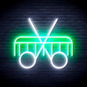 advpro-scissors-and-comb-ultra-bright-led-neon-sign-fnu0288 - White & Green