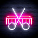 advpro-scissors-and-comb-ultra-bright-led-neon-sign-fnu0288 - White & Pink