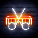 advpro-scissors-and-comb-ultra-bright-led-neon-sign-fnu0288 - White & Orange