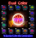 advpro-scissors-and-comb-ultra-bright-led-neon-sign-fnu0289 - Dual-Color