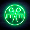 advpro-scissors-and-comb-ultra-bright-led-neon-sign-fnu0289 - Green