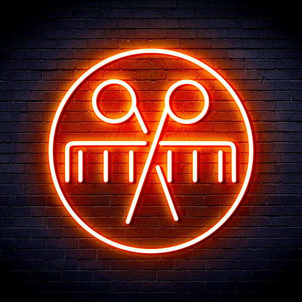 advpro-scissors-and-comb-ultra-bright-led-neon-sign-fnu0289 - Orange