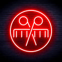advpro-scissors-and-comb-ultra-bright-led-neon-sign-fnu0289 - Red