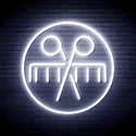 advpro-scissors-and-comb-ultra-bright-led-neon-sign-fnu0289 - White