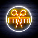 advpro-scissors-and-comb-ultra-bright-led-neon-sign-fnu0289 - White & Golden Yellow