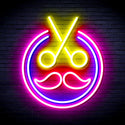 advpro-scissors-with-moustache-ultra-bright-led-neon-sign-fnu0290 - Multi-Color 1