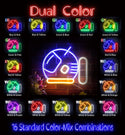 advpro-astronaut-helmet-ultra-bright-led-neon-sign-fnu0292 - Dual-Color