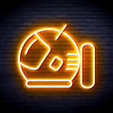 advpro-astronaut-helmet-ultra-bright-led-neon-sign-fnu0292 - Golden Yellow