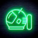 advpro-astronaut-helmet-ultra-bright-led-neon-sign-fnu0292 - Green
