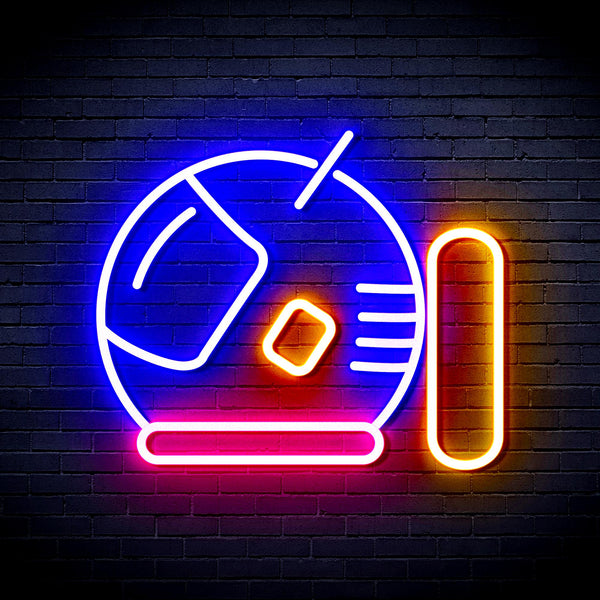 advpro-astronaut-helmet-ultra-bright-led-neon-sign-fnu0292 - Multi-Color 4