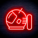 advpro-astronaut-helmet-ultra-bright-led-neon-sign-fnu0292 - Red