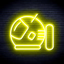 advpro-astronaut-helmet-ultra-bright-led-neon-sign-fnu0292 - Yellow