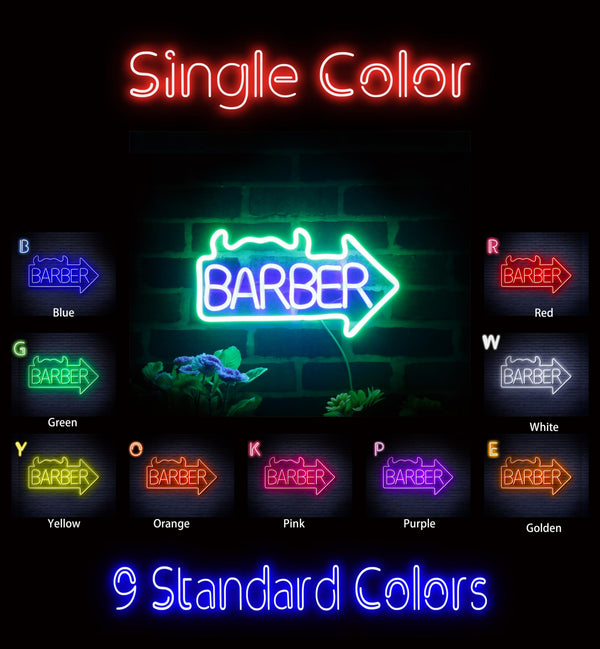 advpro-barber-sign-with-arrow-ultra-bright-led-neon-sign-fnu0294 - Classic