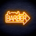 advpro-barber-sign-with-arrow-ultra-bright-led-neon-sign-fnu0294 - Golden Yellow