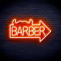 advpro-barber-sign-with-arrow-ultra-bright-led-neon-sign-fnu0294 - Orange