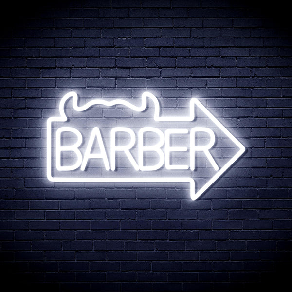 advpro-barber-sign-with-arrow-ultra-bright-led-neon-sign-fnu0294 - White