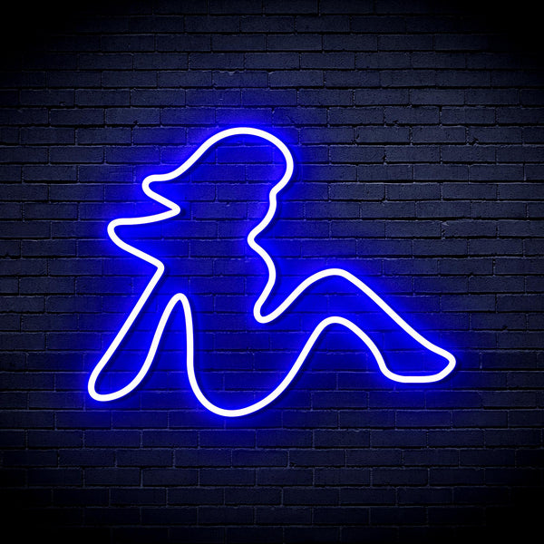 advpro-sexy-lady-ultra-bright-led-neon-sign-fnu0297 - Blue
